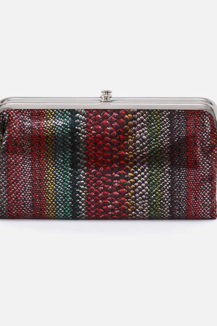 Lauren Holiday Stripe Wallet