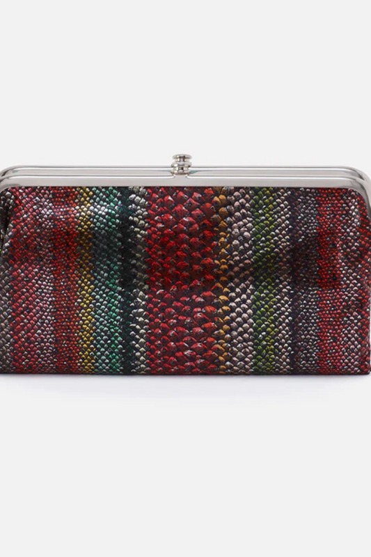 Lauren Holiday Stripe Wallet