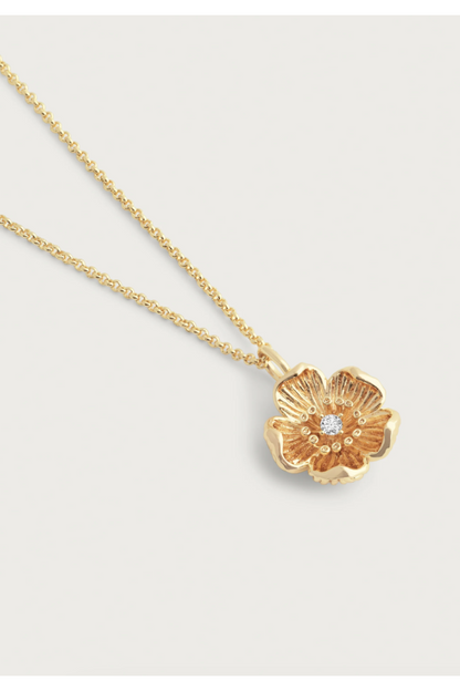 WILDFLOWER PENDANT NECKLACE