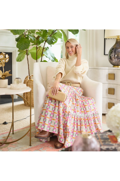 TRIPLE TIERED MAXI SKIRT
