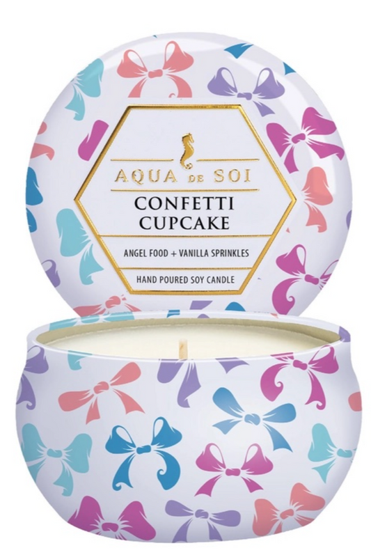Confetti Cupcake Candle Tin