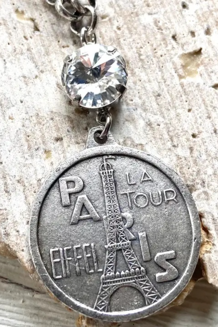 Paris French Coin Necklace
