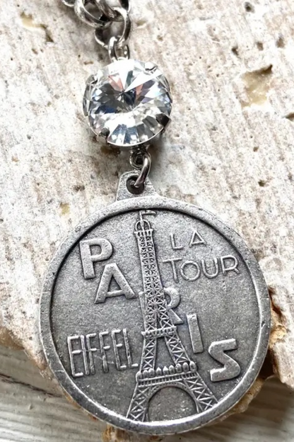 Paris French Coin Necklace