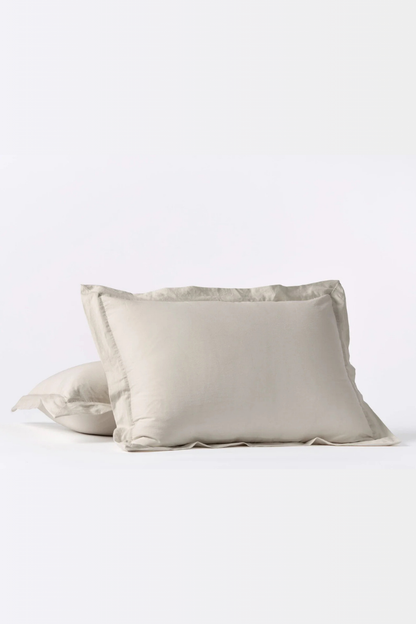 Organic Relaxed Sateen Sham - Standard