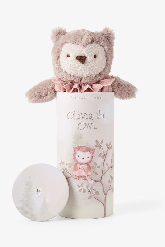 Plush in a cylinder 10"