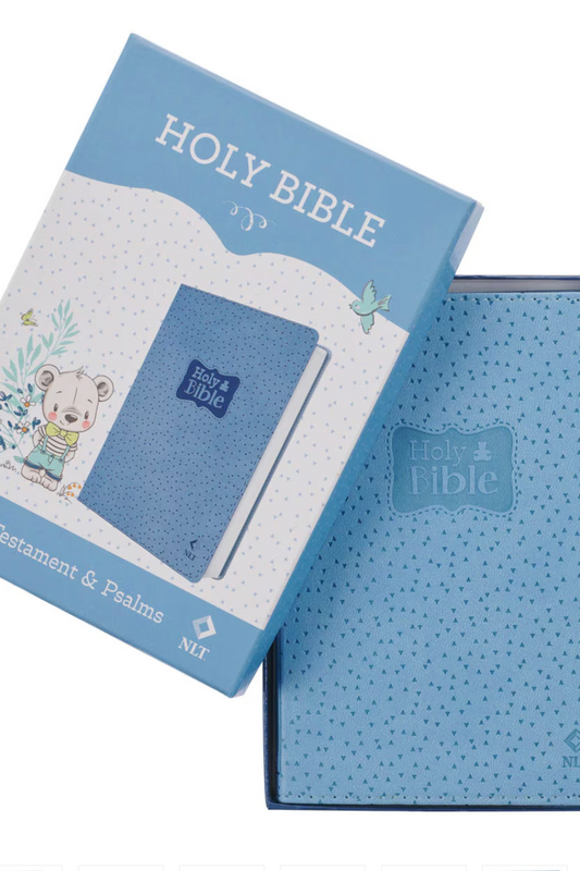 Blue New Test & Psalms Bible