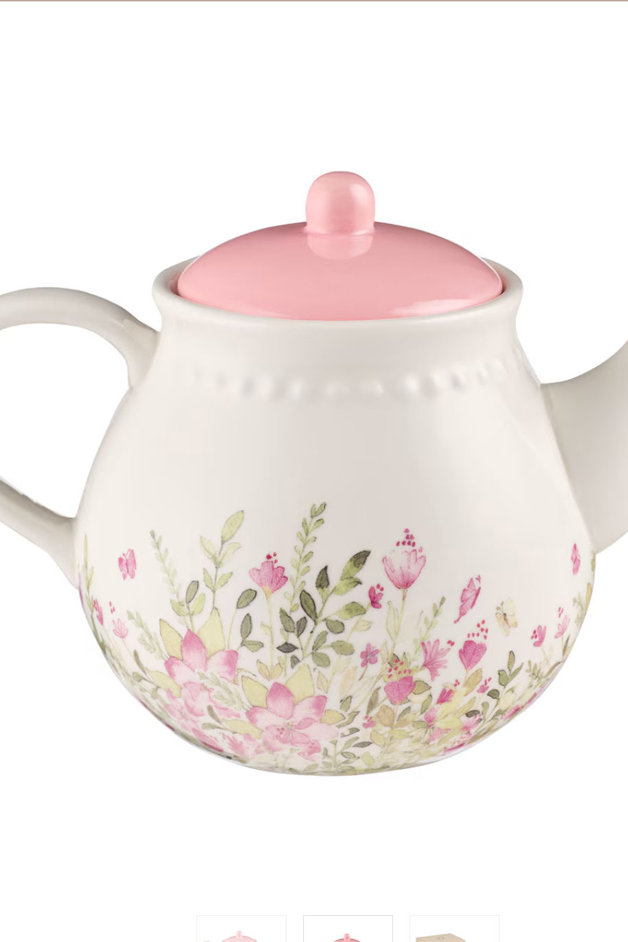 Teapot Pink Floral