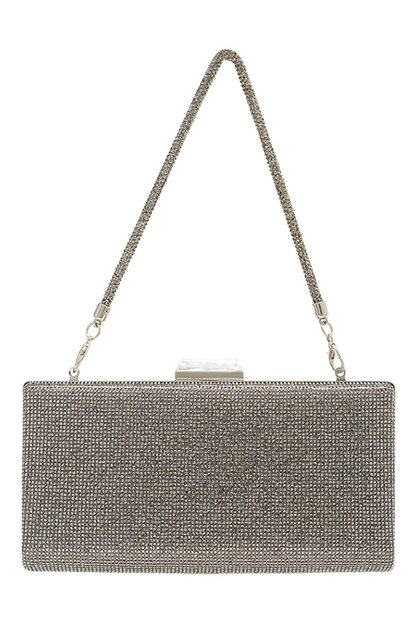 Rhinestone Shimmer Clutch