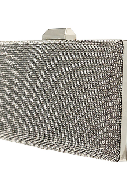 Rhinestone Shimmer Clutch