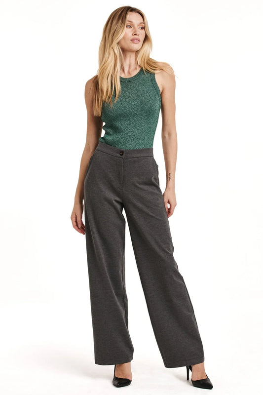 Bishop Wide Leg Pants Ponte