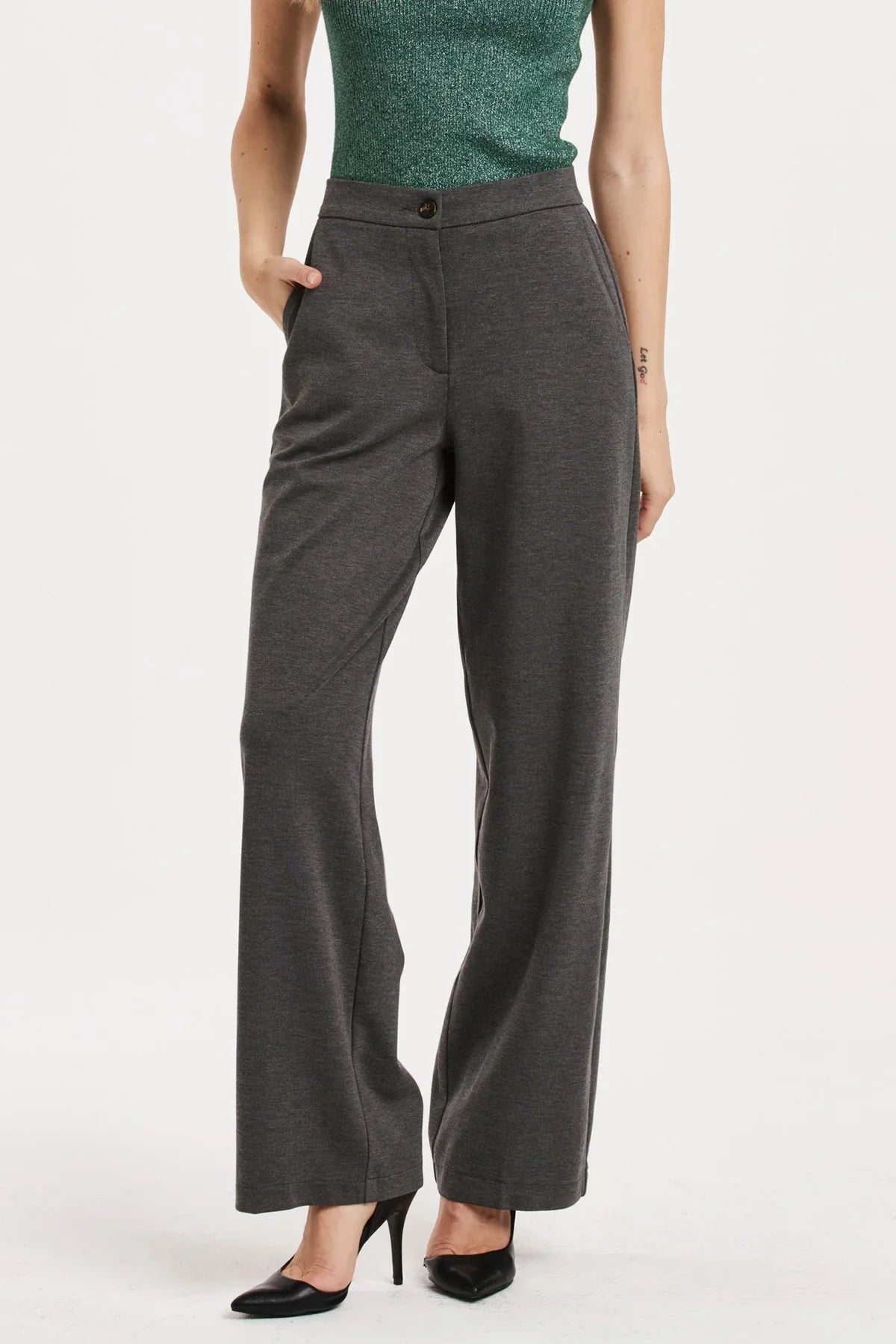 Bishop Wide Leg Pants Ponte