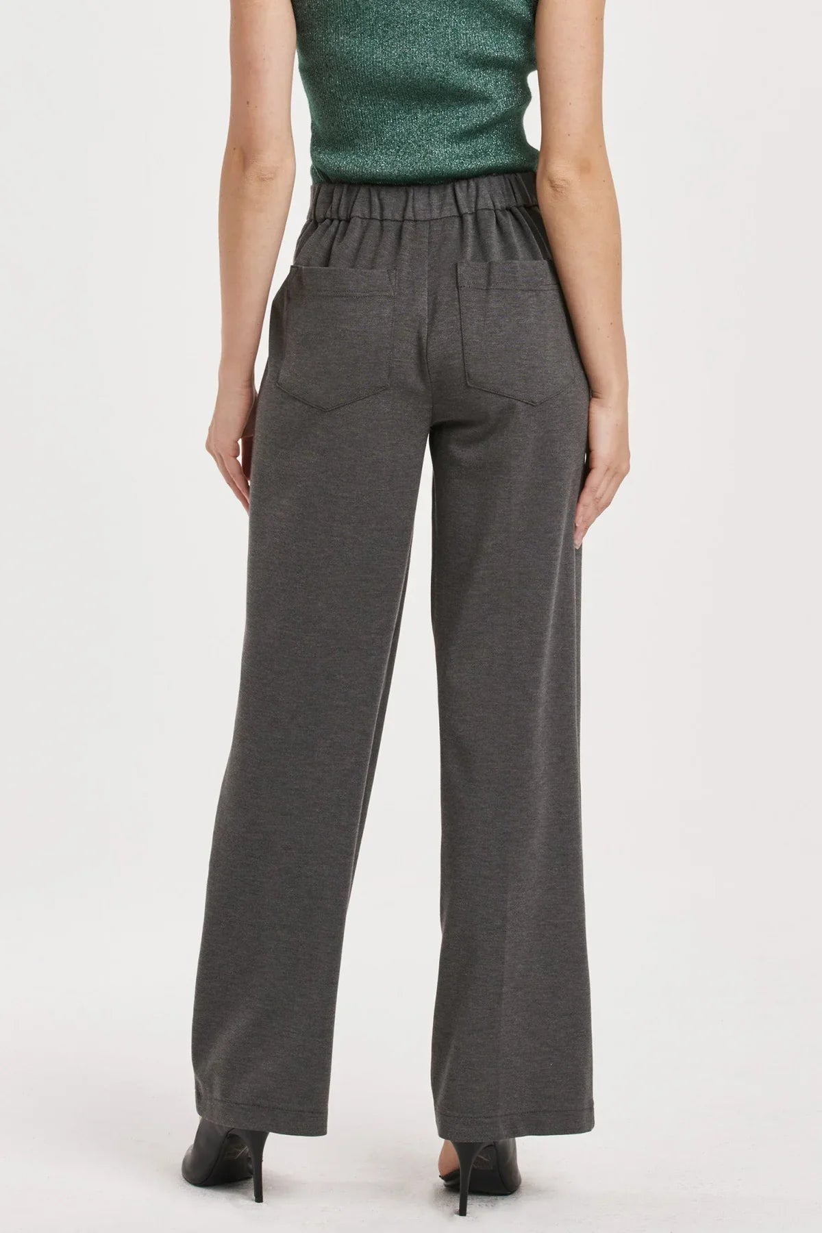 Bishop Wide Leg Pants Ponte