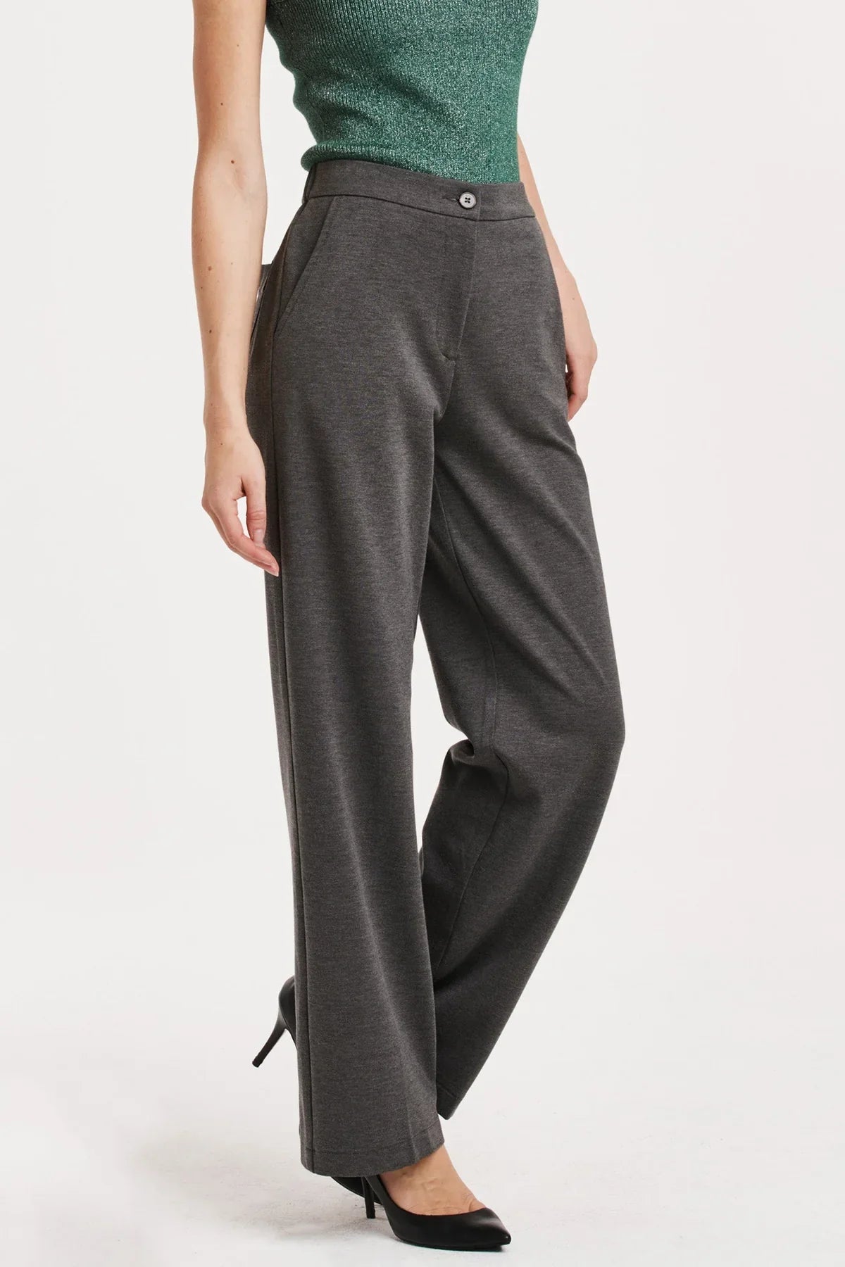Bishop Wide Leg Pants Ponte