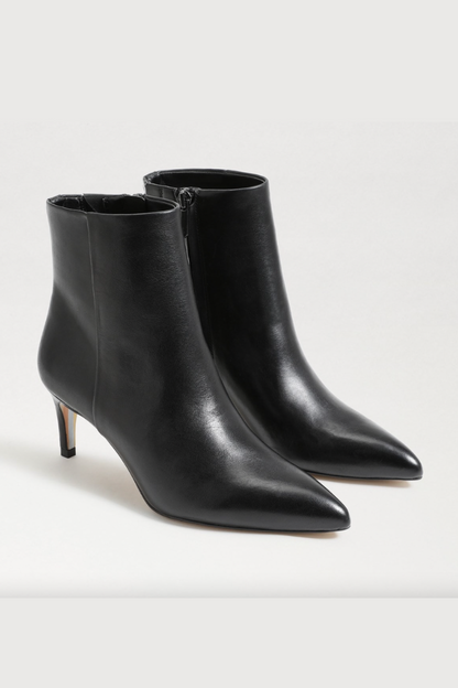 Ulissa Ankle Bootie - Black Leather
