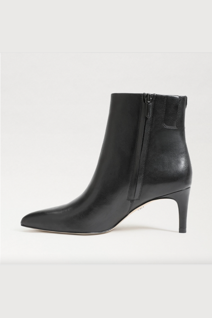Ulissa Ankle Bootie - Black Leather