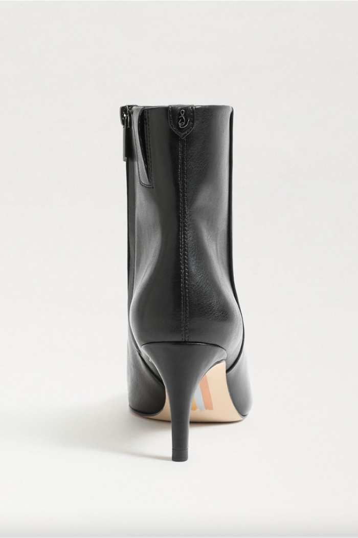 Ulissa Ankle Bootie - Black Leather
