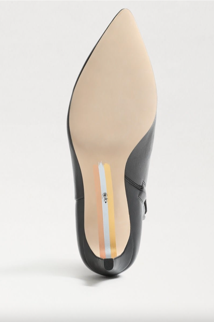 Ulissa Ankle Bootie - Black Leather