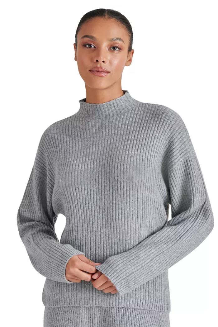 Willa Sweater- Heather Grey
