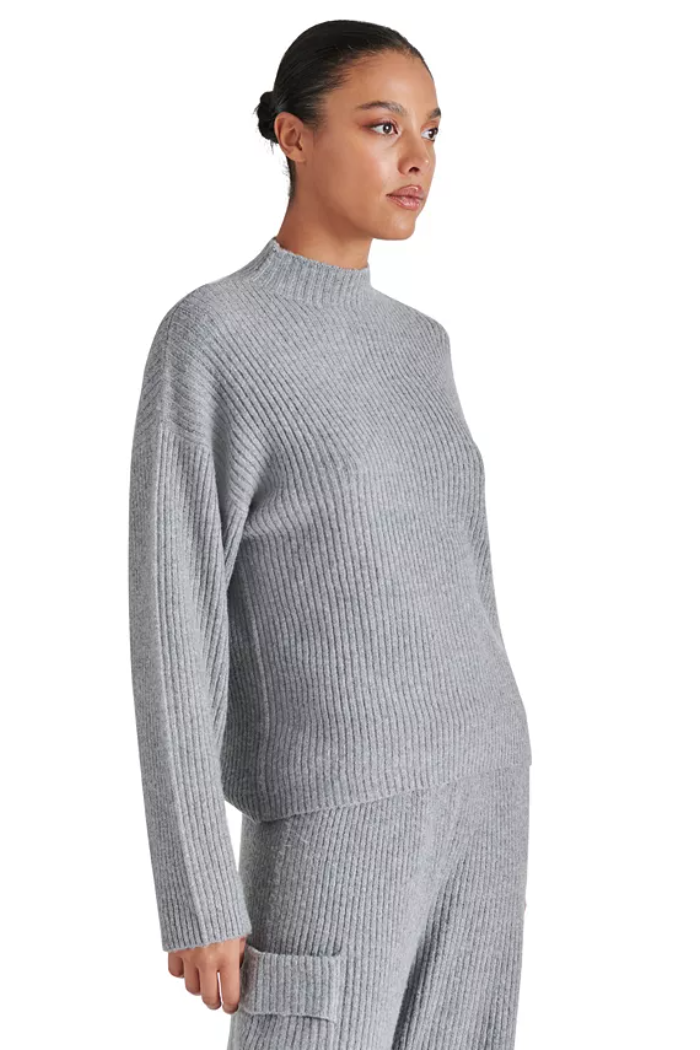 Willa Sweater- Heather Grey