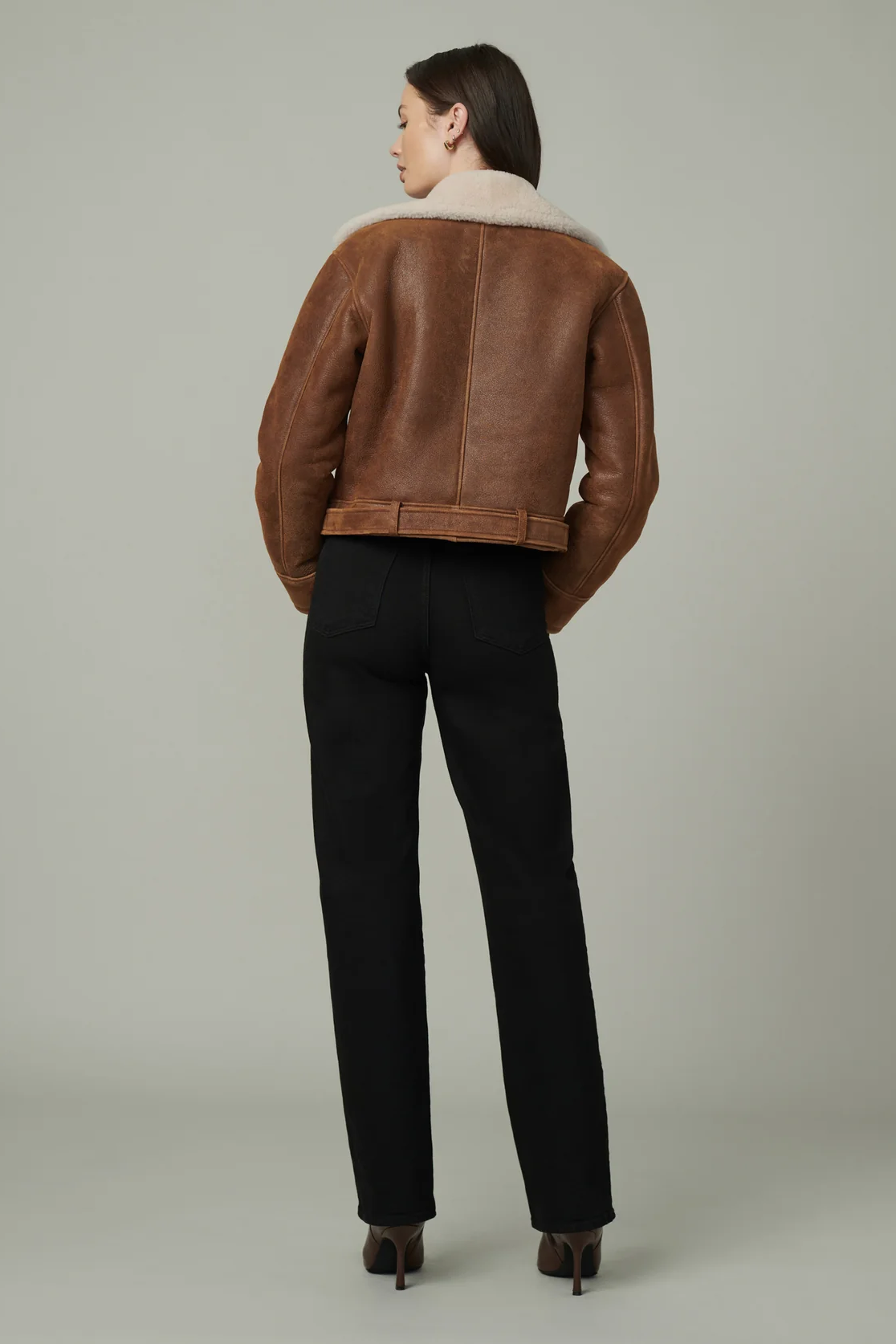 The Margot High Rise Straight - Black