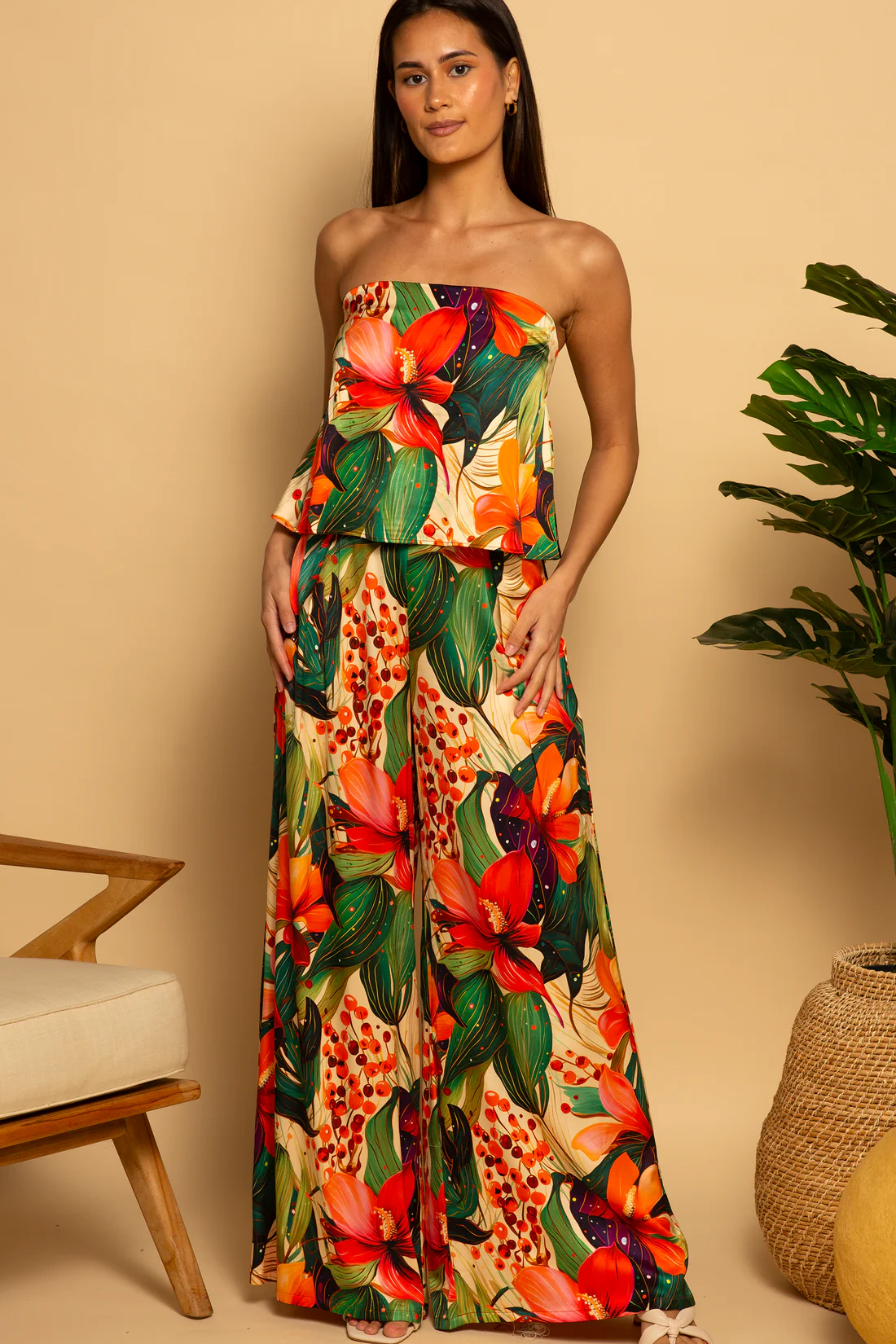 Strapless Trapeze Top