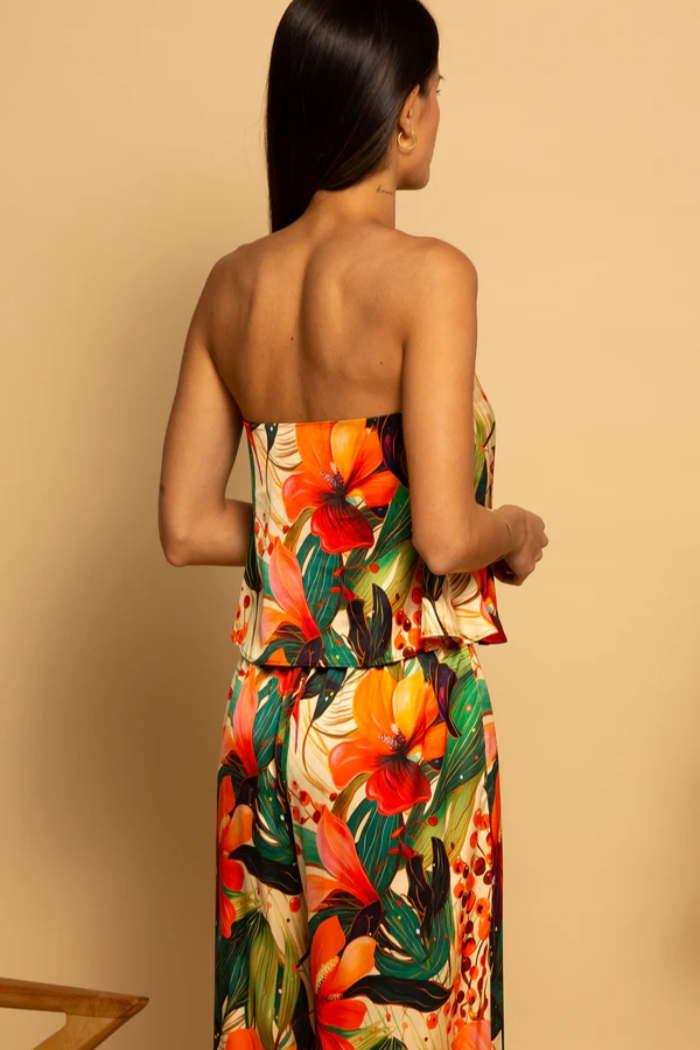 Strapless Trapeze Top