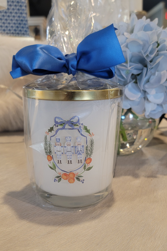 CHINOISERIE NUTCRACKER CANDLE (FRASIER FIR)