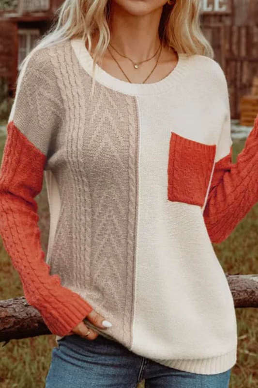 Color Block Sweater