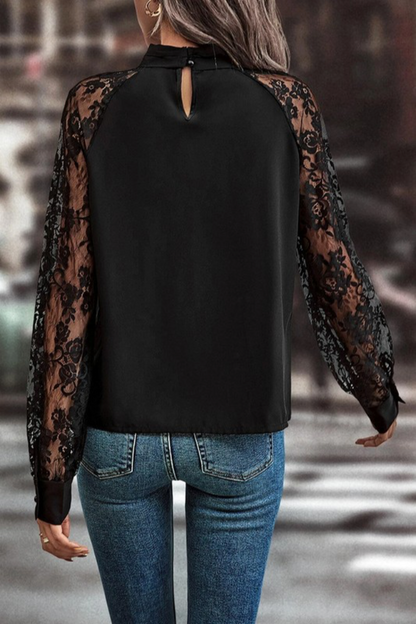 Lace Sleeve Top