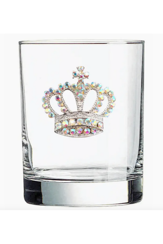 Aurora Borealis Crown Jeweled Double Old Fashioned