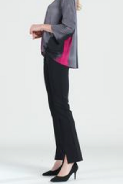 Ponte Kick Front Slit Pant