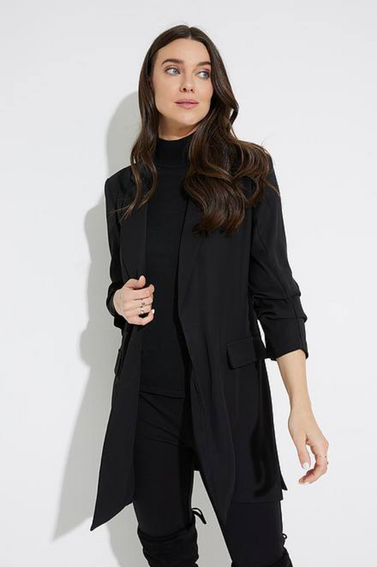 Long Line Blazer - Black Noir 223122