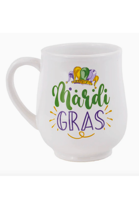 MARDI GRAS JESTER COFFEE MUG