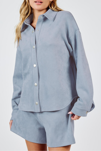 Align Faux Suede Shacket