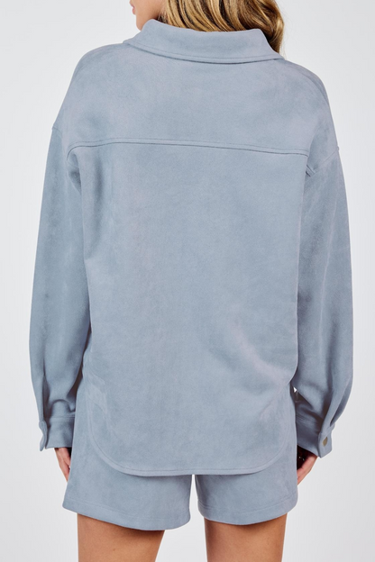 Align Faux Suede Shacket