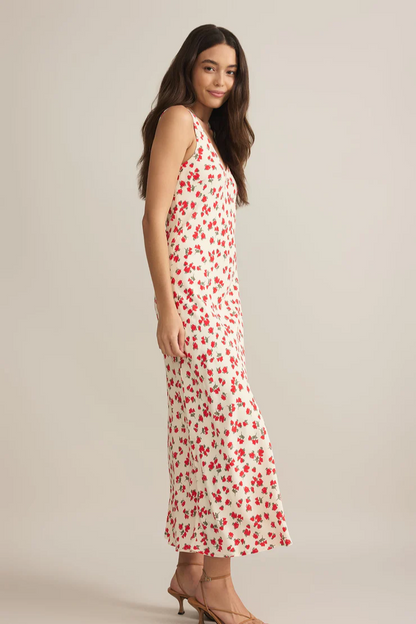 Hana La Rosa Ditsy Max Dress- Sea Salt