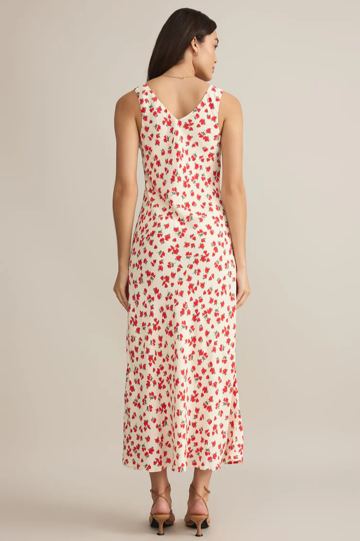 Hana La Rosa Ditsy Max Dress- Sea Salt