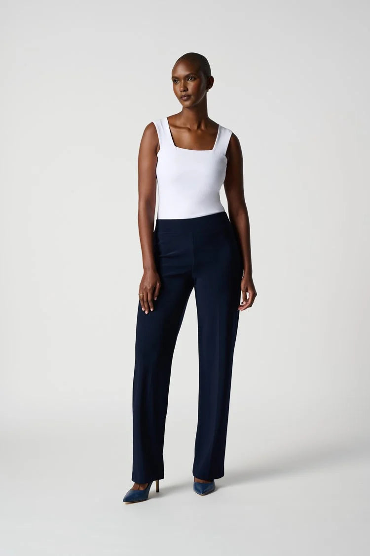 Classic Wide Leg Pant - Midnight Blue