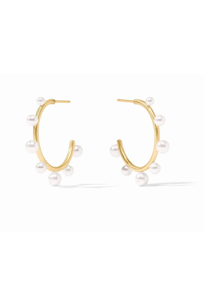 HYDRA STONE HOOP-PEARL