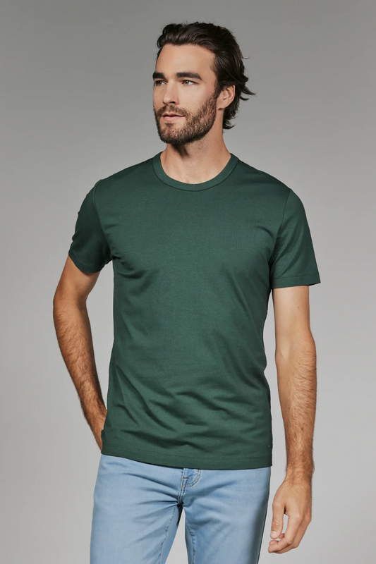 Modal Crew Neck Tee - Basil