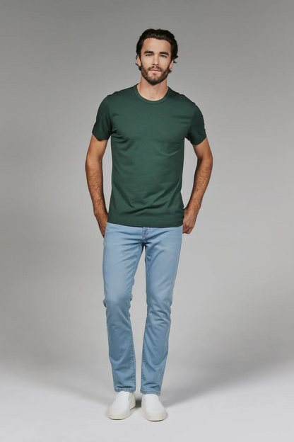 Modal Crew Neck Tee - Basil