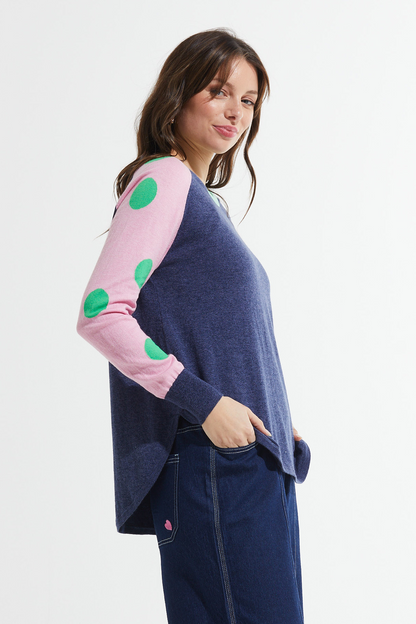 Zaket and Plover Spots + Stripe Sweater