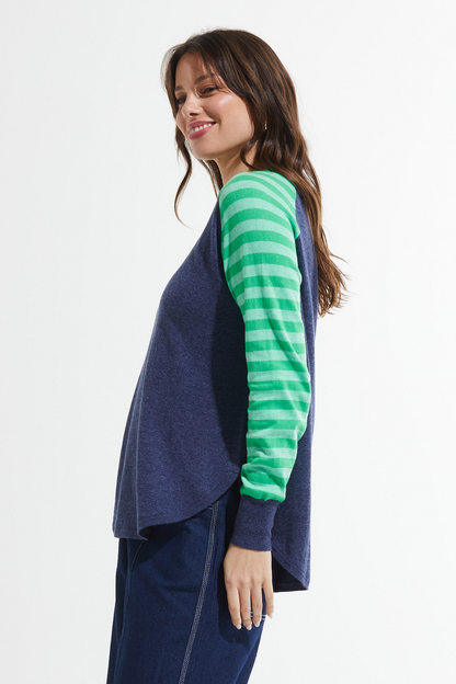 Zaket and Plover Spots + Stripe Sweater