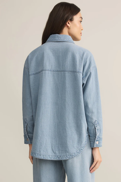 All Day Denim Jacket- Light Vintage Indigo