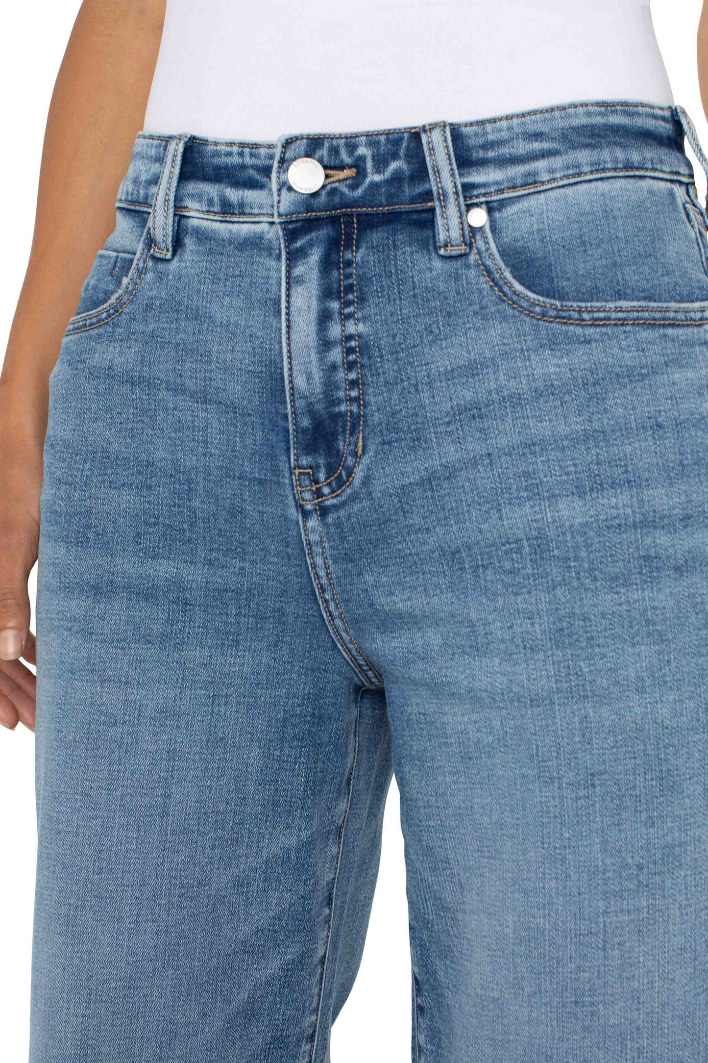 stride high rise wide leg jeans