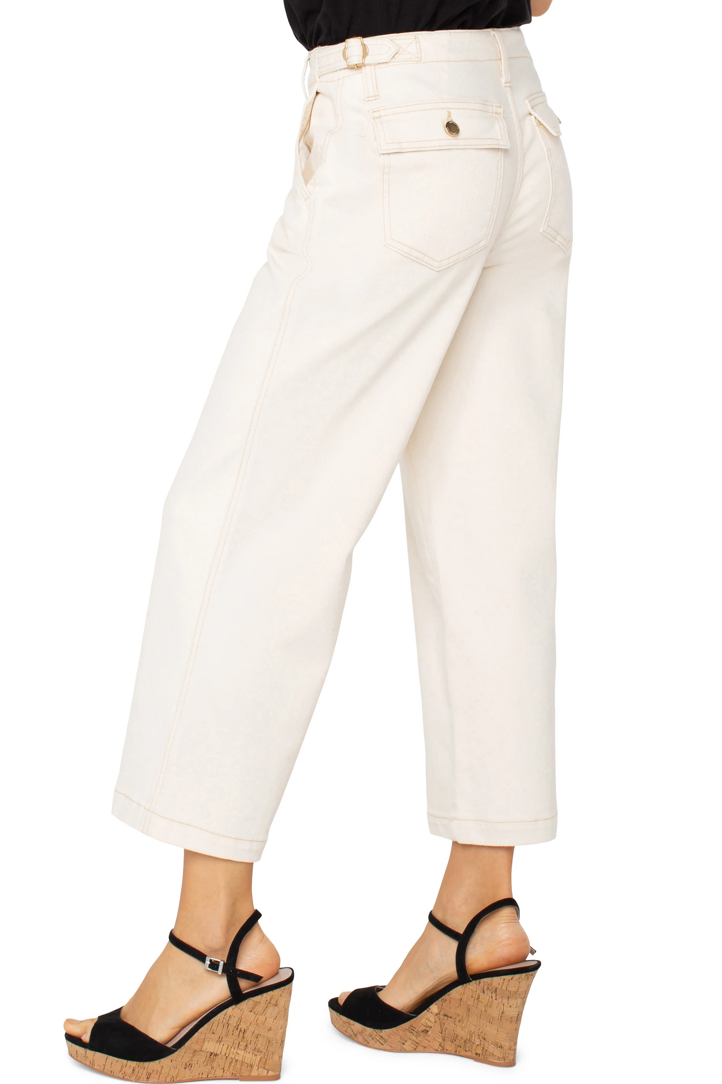 utility stride crop wide pants