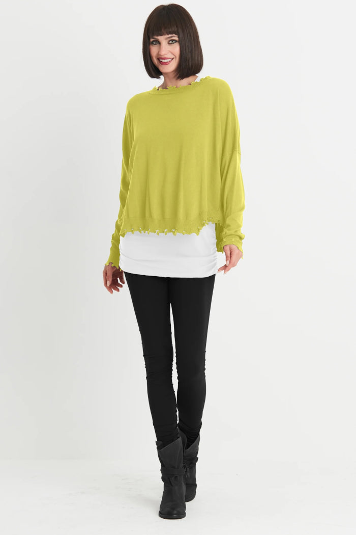 Planet Shabby Chic Crewneck Sweater