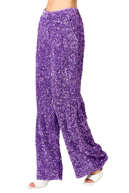 Velvet Sequin Pant