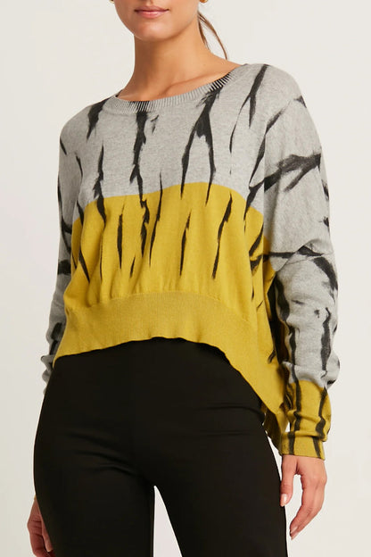 Planet Cotton Let it Bleed Crewneck Sweater