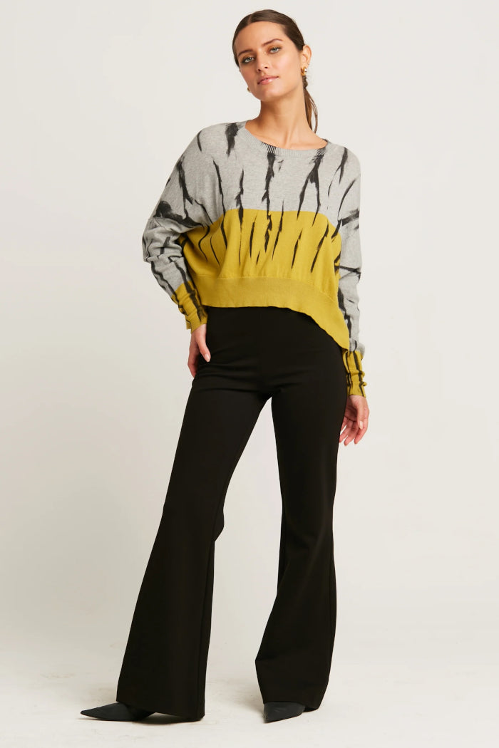 Planet Cotton Let it Bleed Crewneck Sweater